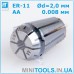 Цанга ER-11 2 мм AA 0.008 для CNC/ЧПУ